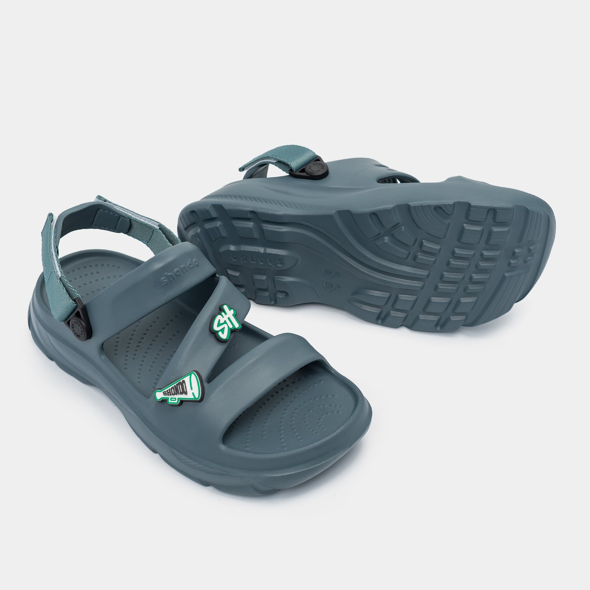 Sandal FX nam nhựa đúc xanh xám