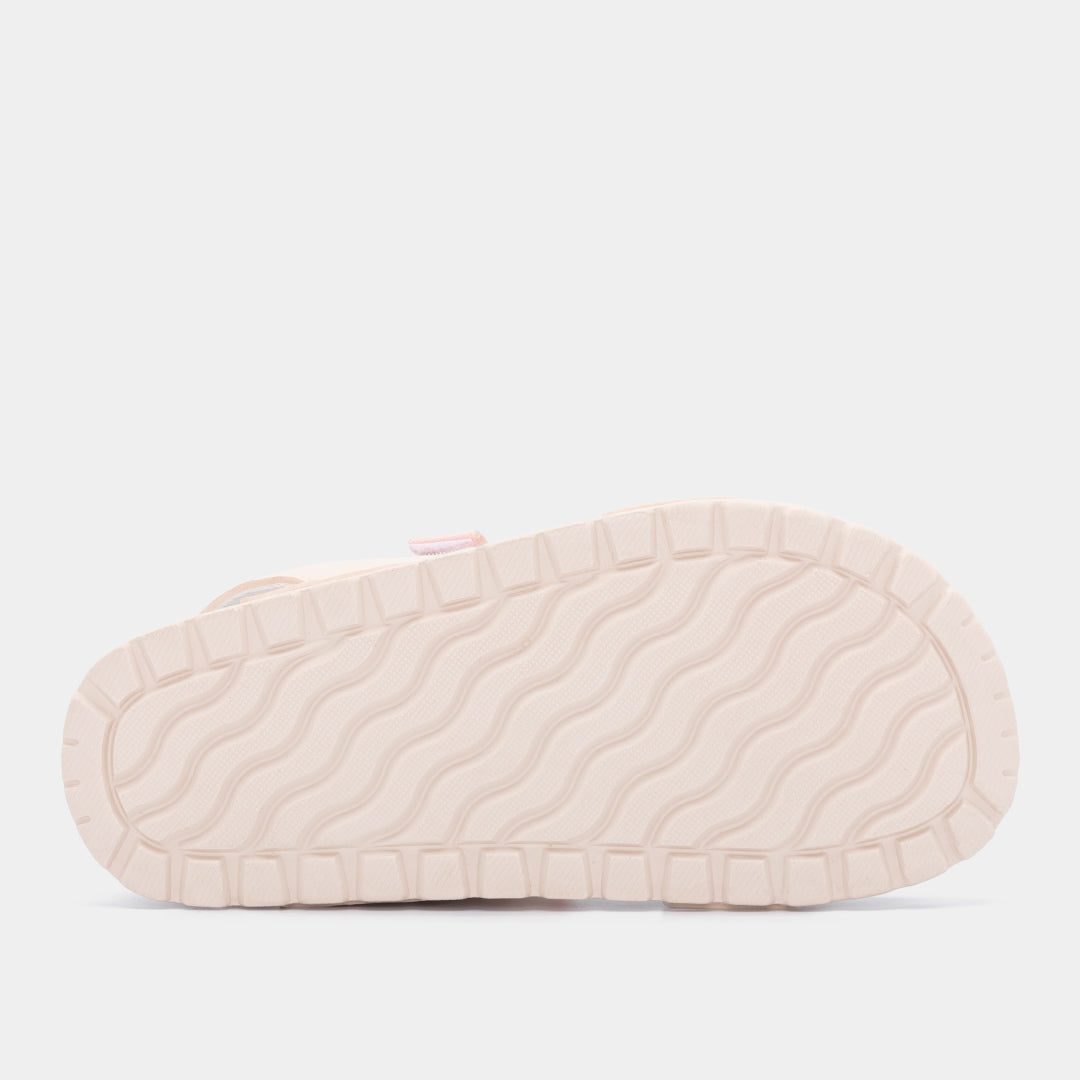 Sandal bé gái Little 4 monogram hồng