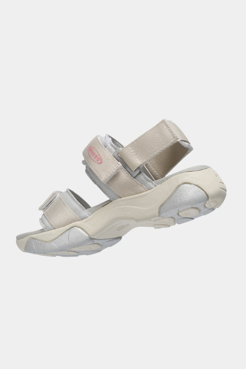 Sandal nữ Girly quai thun xám be