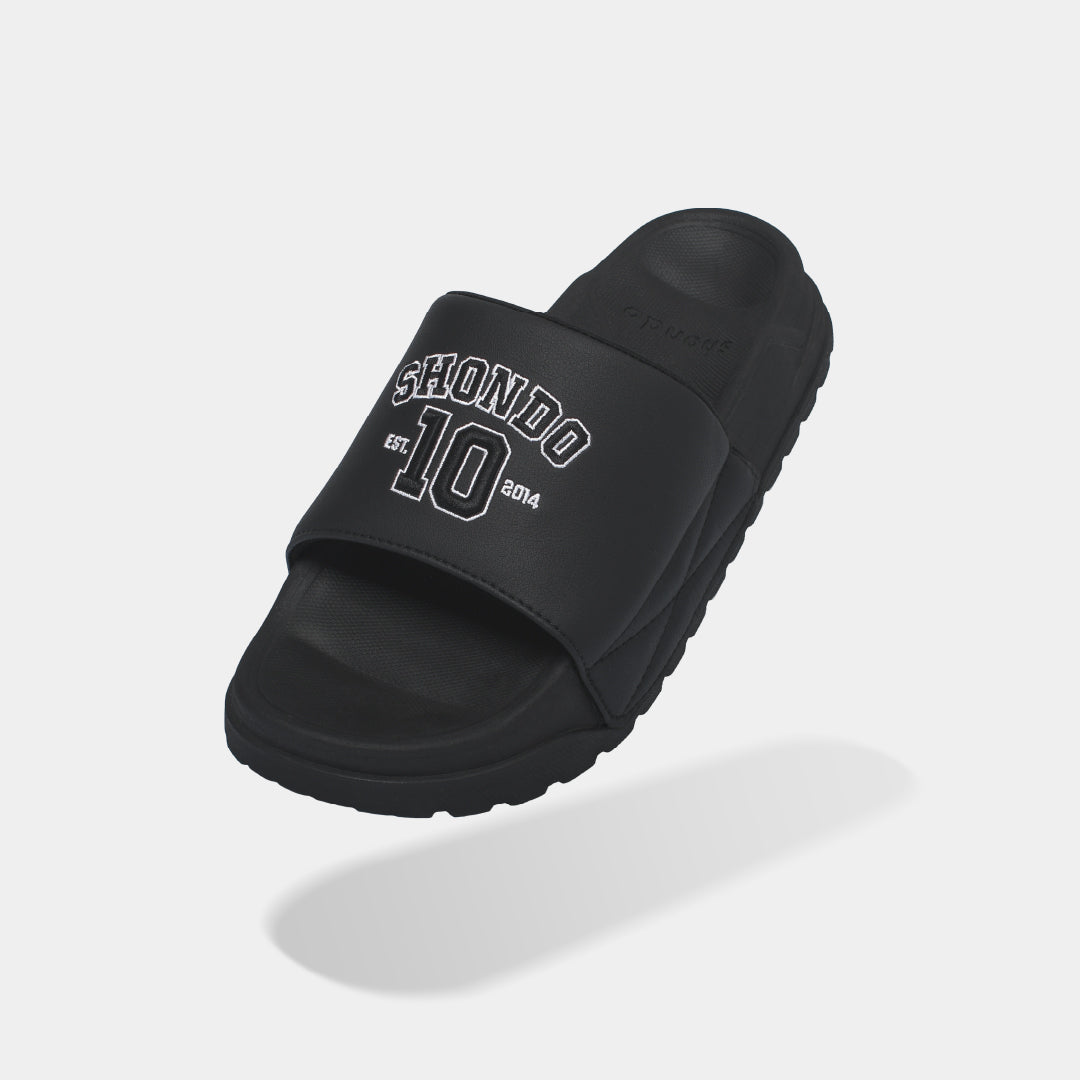 Trendy bread slippers 4 number 10 black