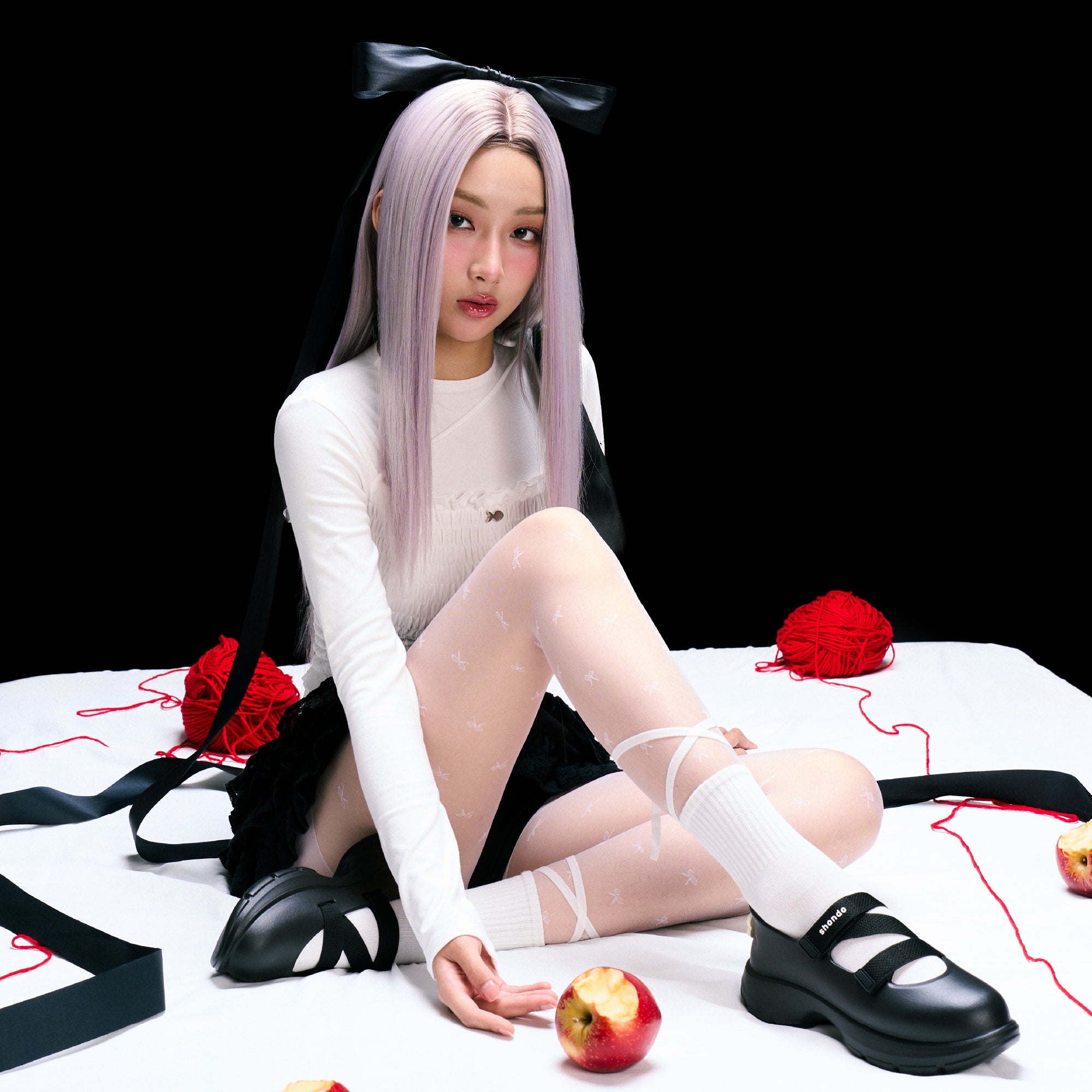 Giày ballet sneaker nữ Dreamie đen