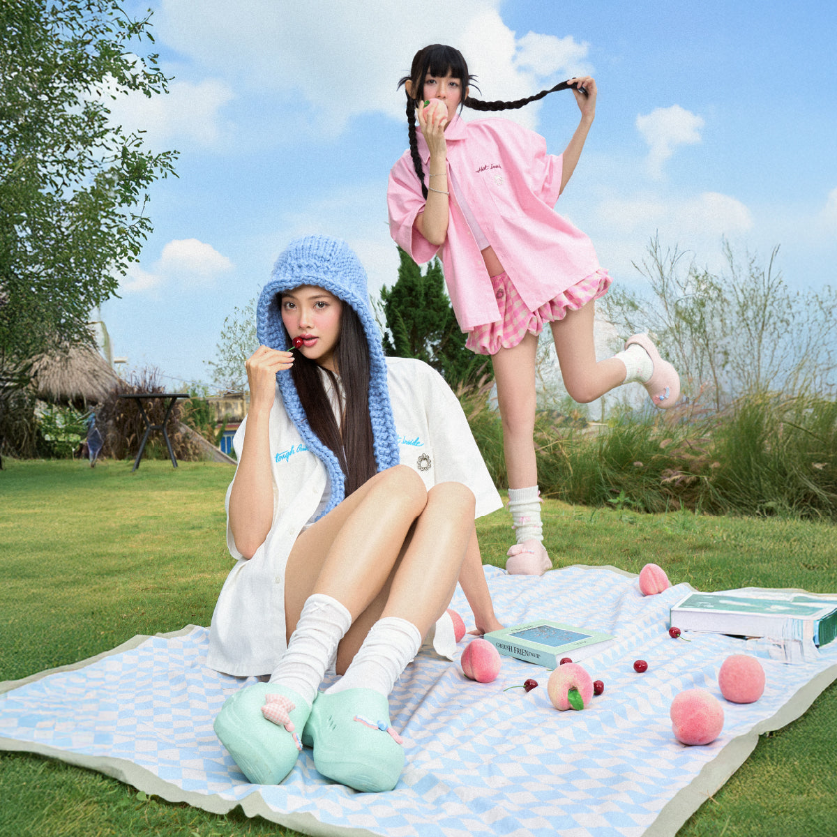 Clog MULE CHIC Limax đế cao nữ hồng