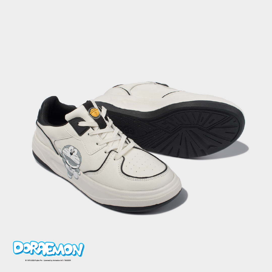 Sneaker Class 2 Doraemon trắng đen