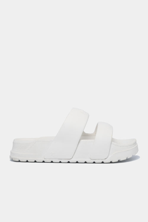 Dép bánh mì Trendy 4 quai nhựa trắng