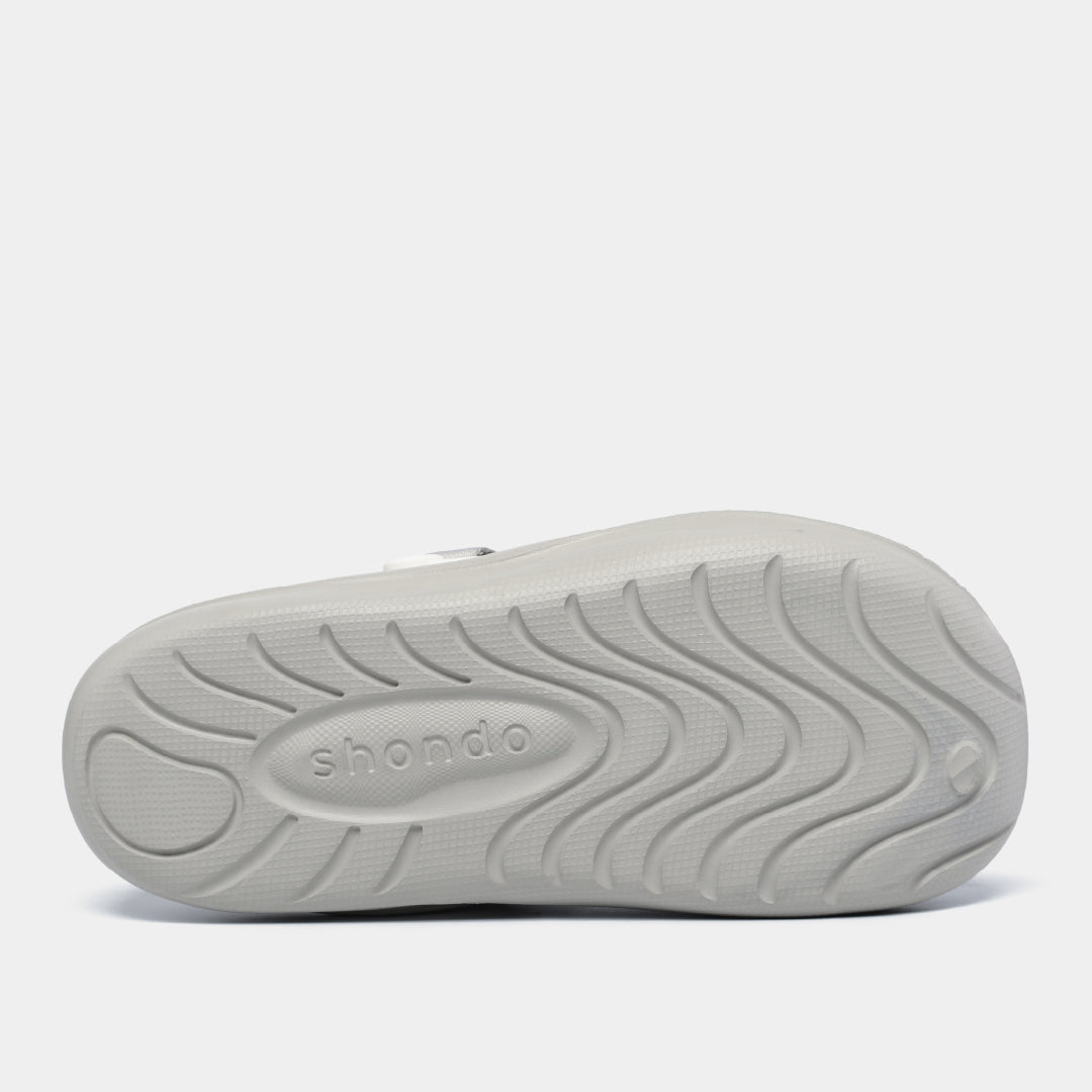 Clog SUKE nhựa đúc nam nữ xám