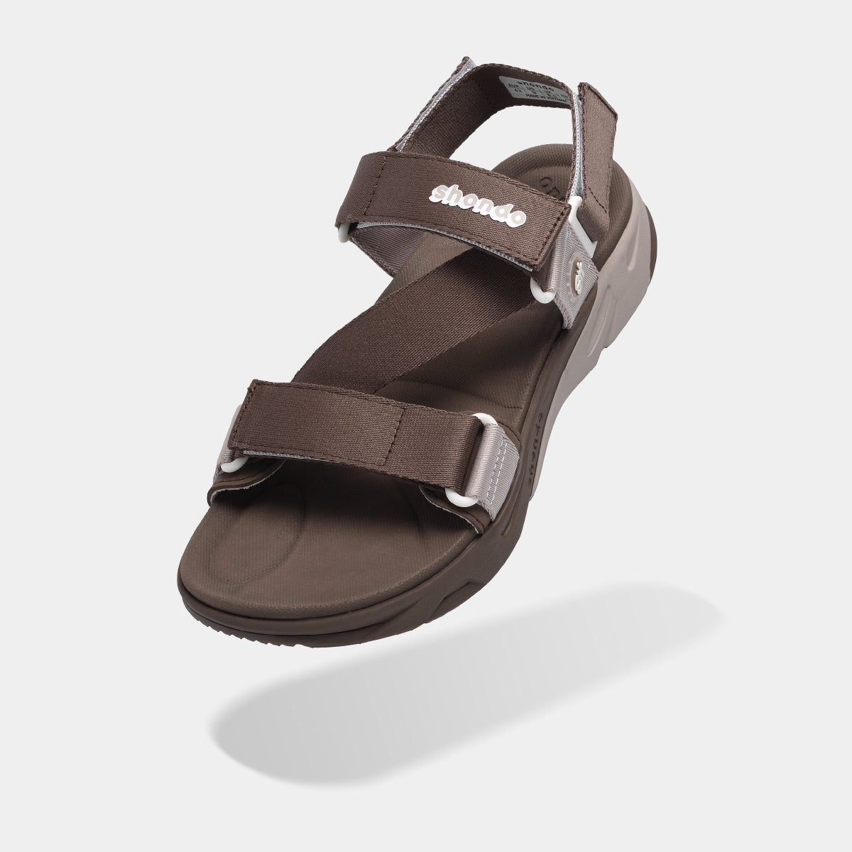 Sandal F8M thể thao nam nữ quai chéo nâu
