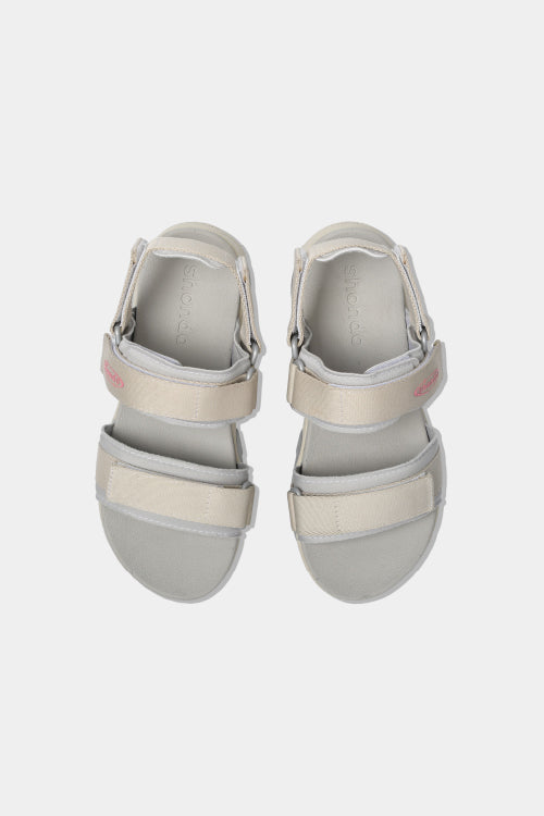 Sandal nữ Girly quai thun xám be