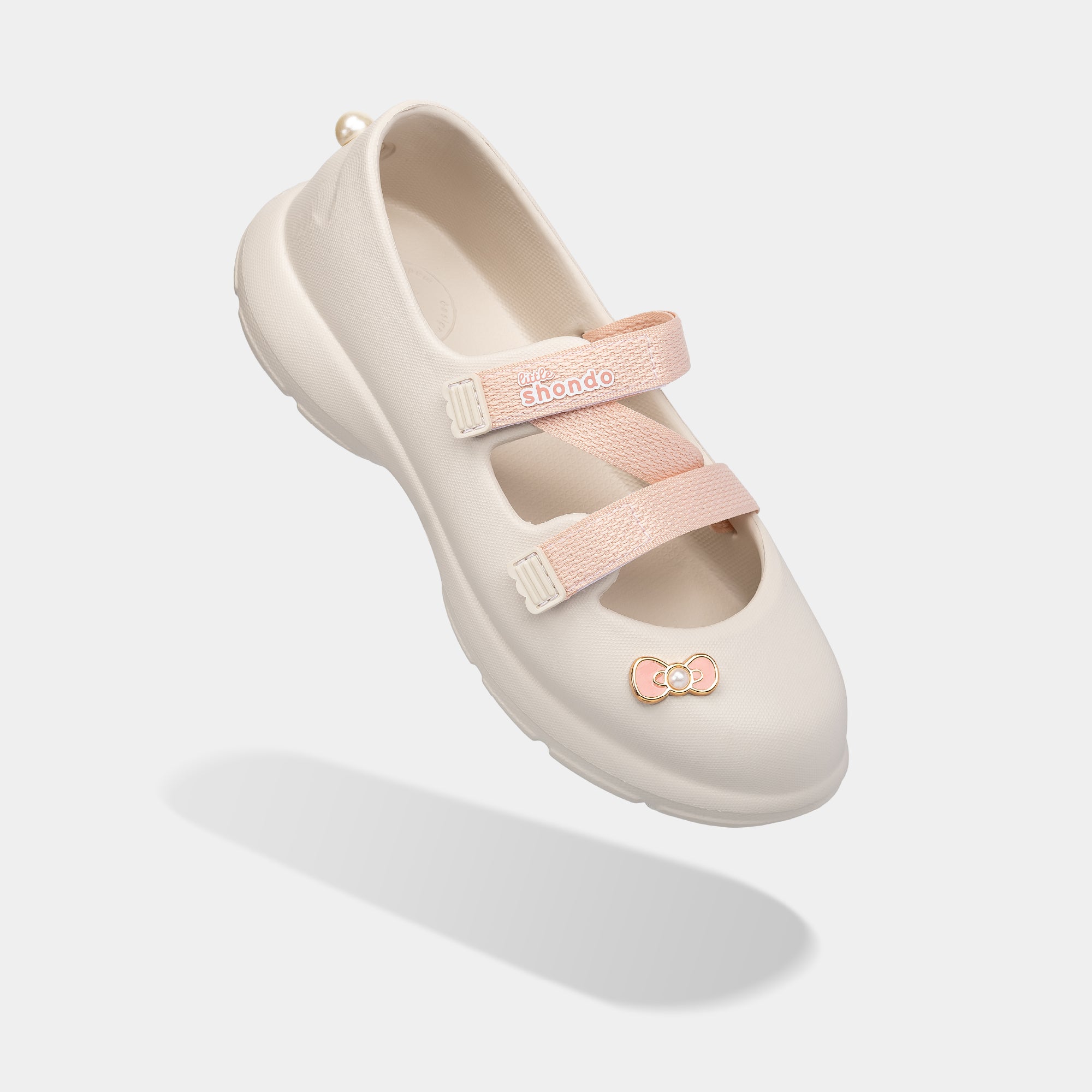 Giày ballet sneaker bé gái Little Dreamie trắng