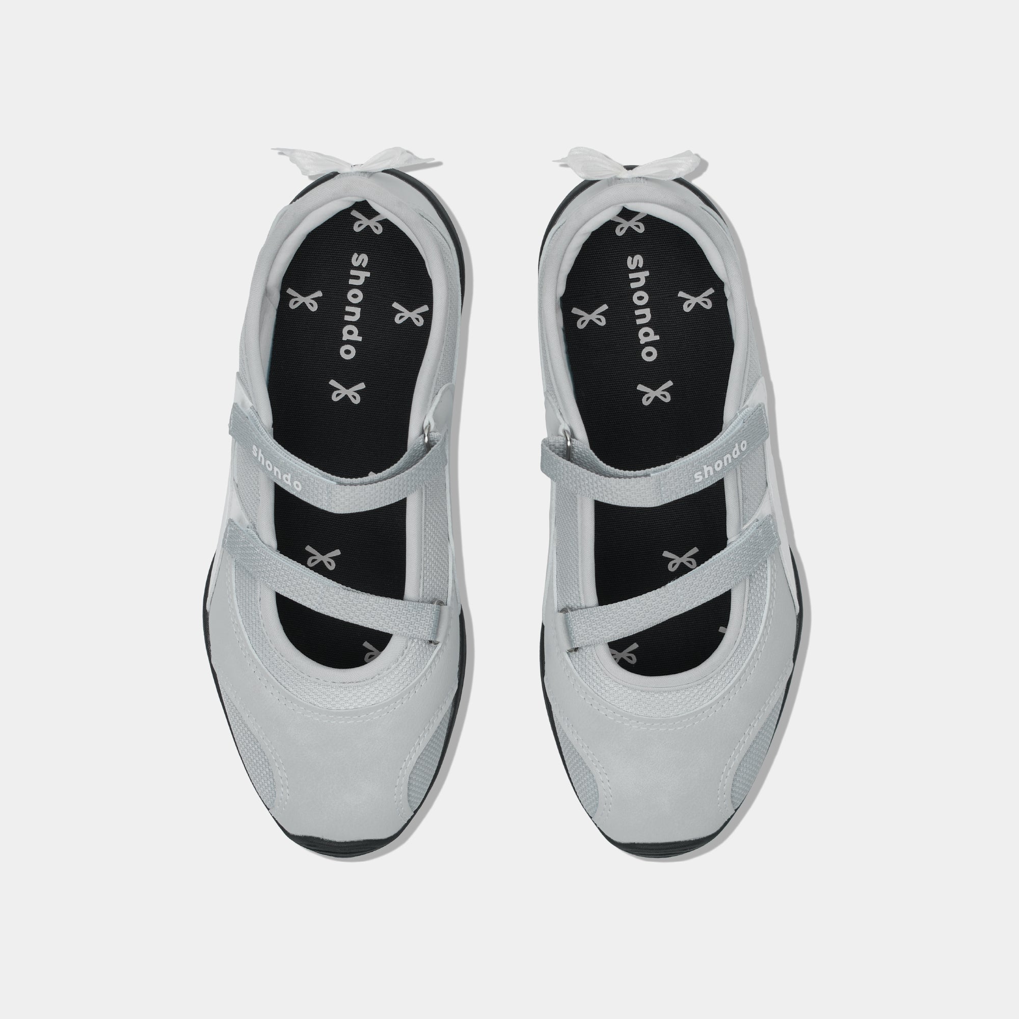 Giày Sneaker ballet Minie nơ nữ xám xanh