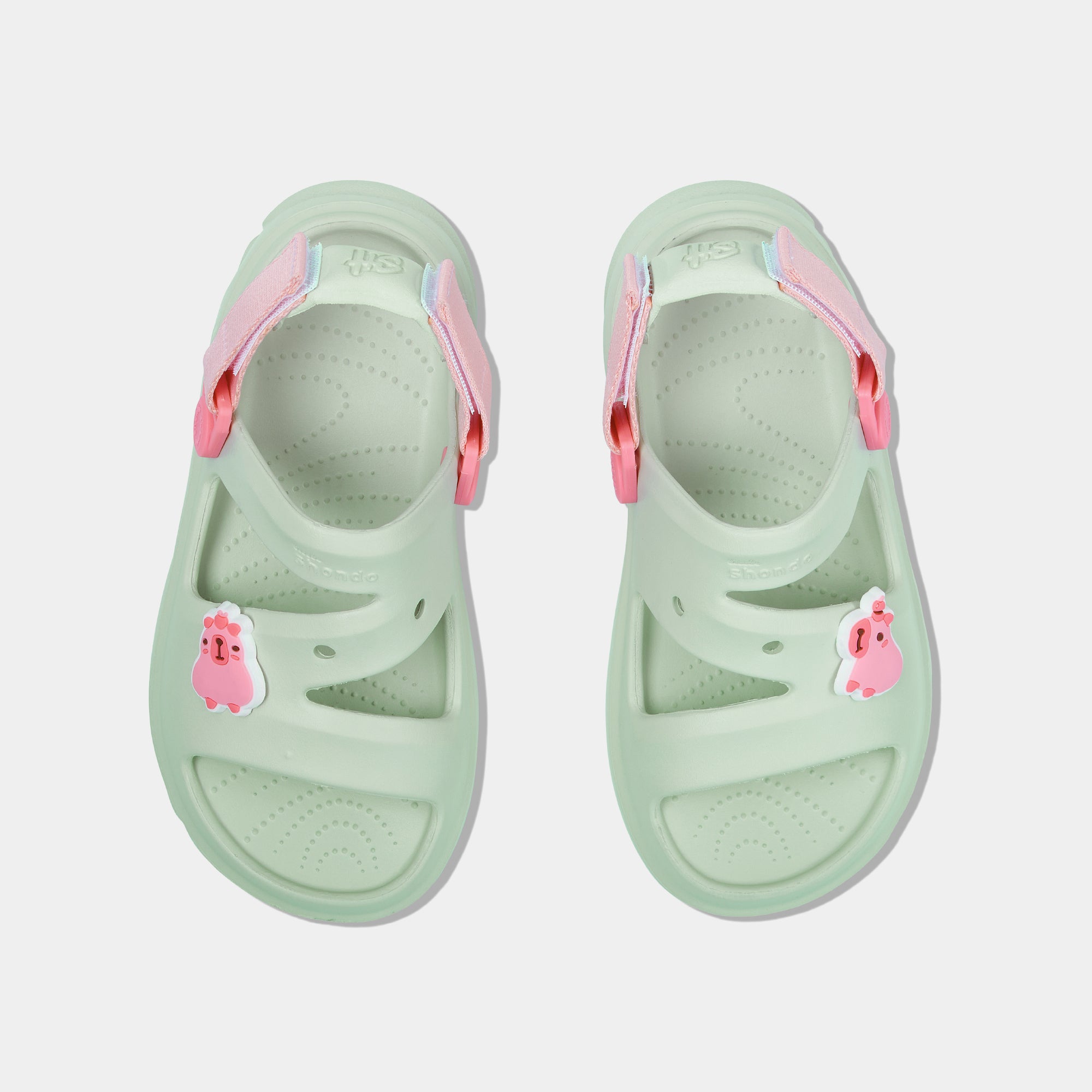 Sandal FX bé gái nhựa đúc xanh ngọc