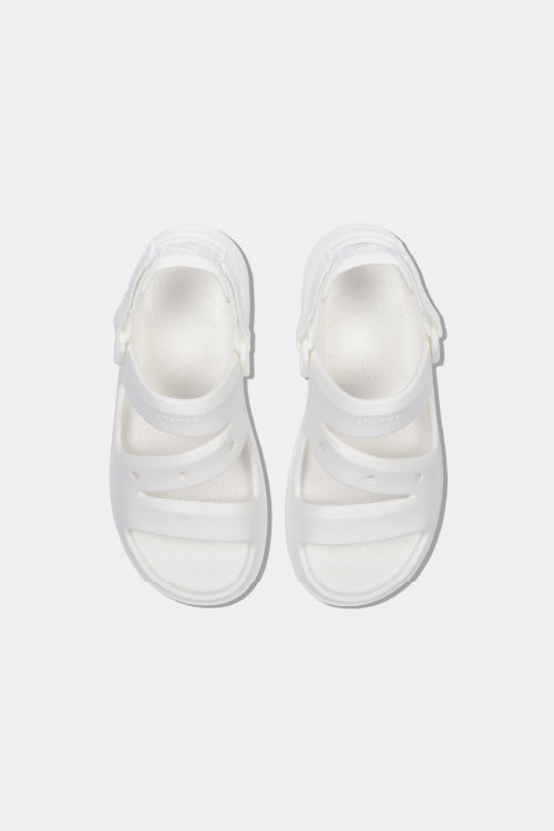 FX molded plastic white rain sandals
