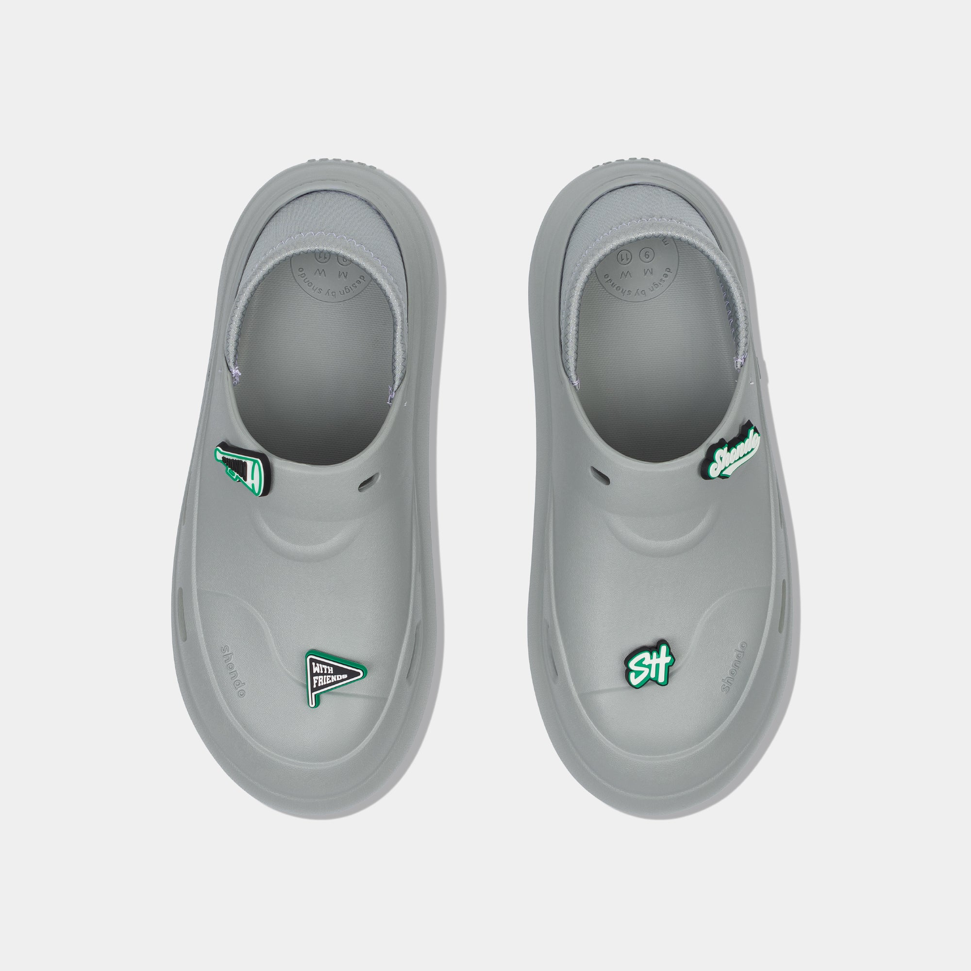 Giày sneaker Class 3 không dây xám