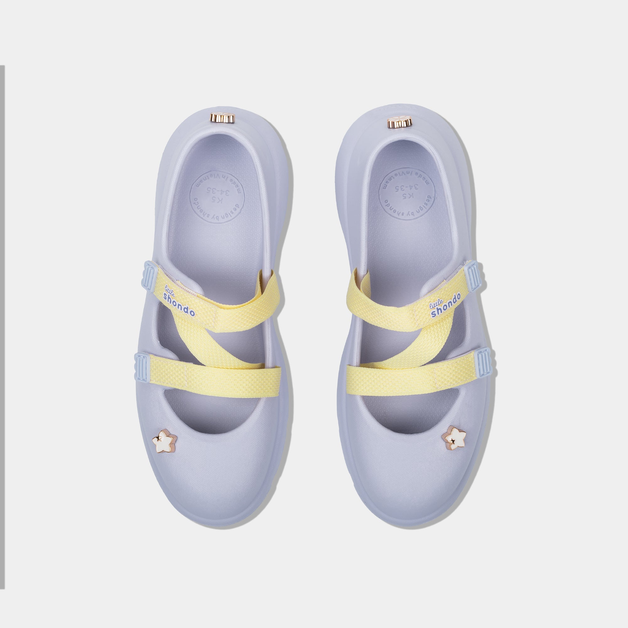 Giày ballet sneaker bé gái Little Dreamie tím