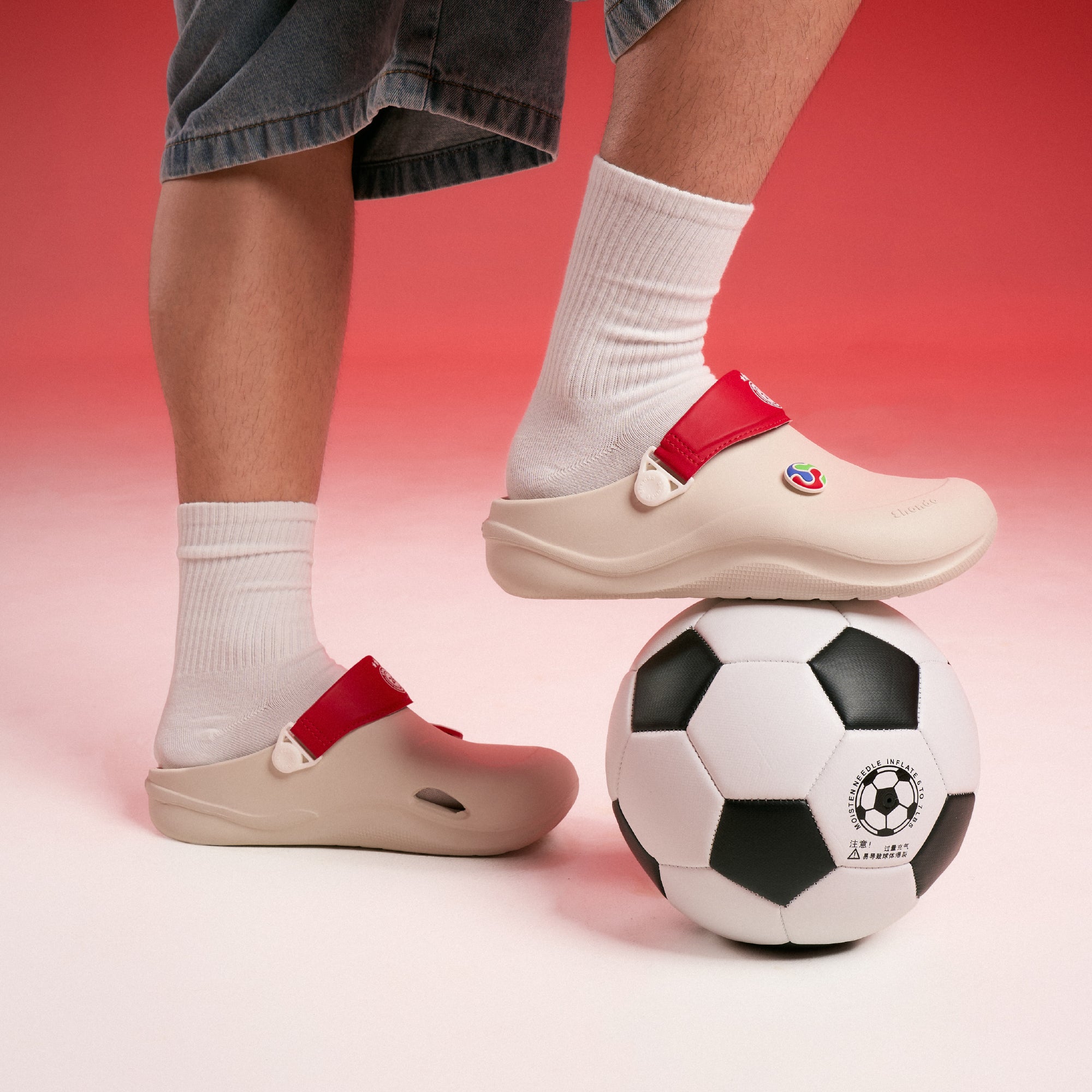Clog Suke CHAMPION 26 nam trắng