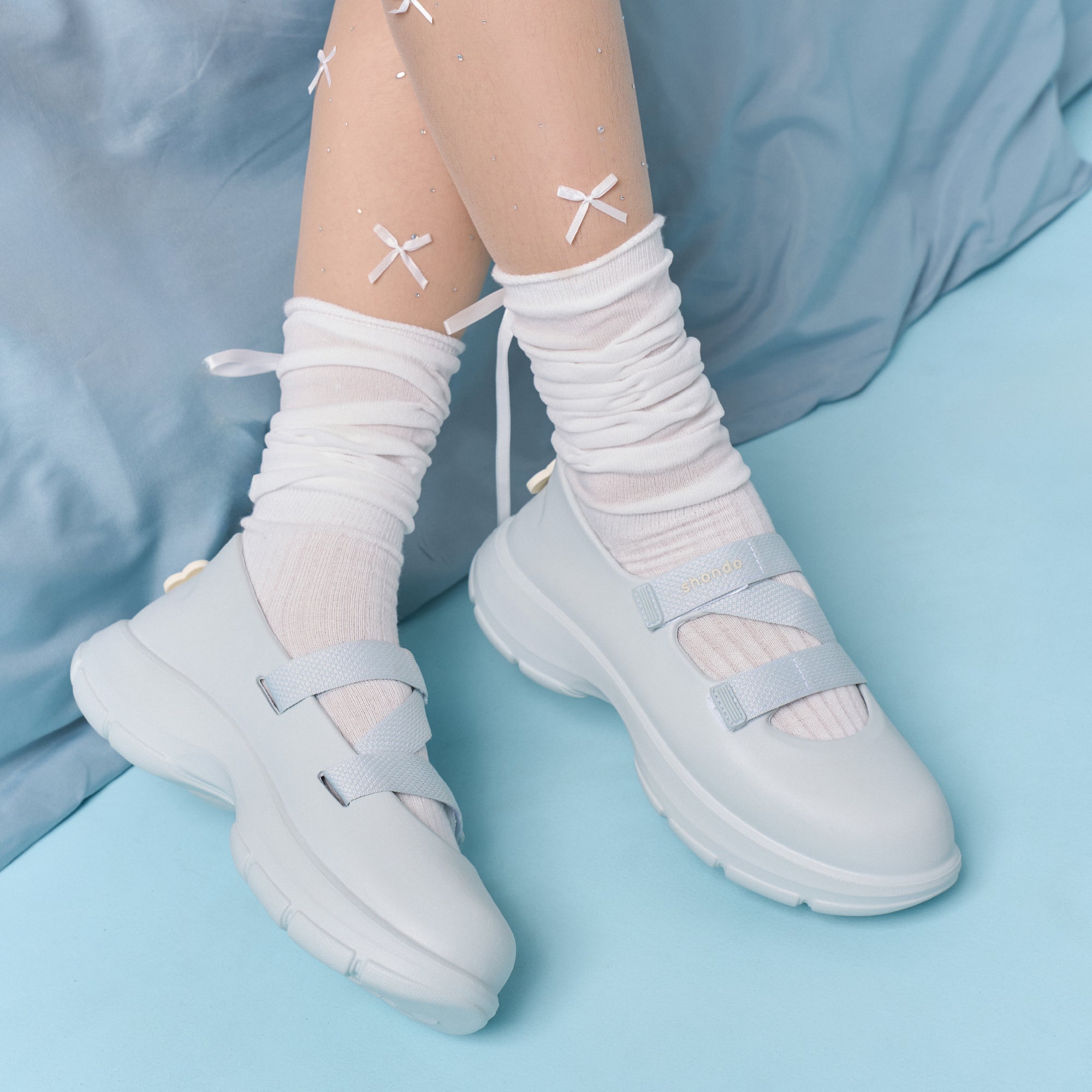 Giày ballet sneaker nữ Dreamie xanh dương