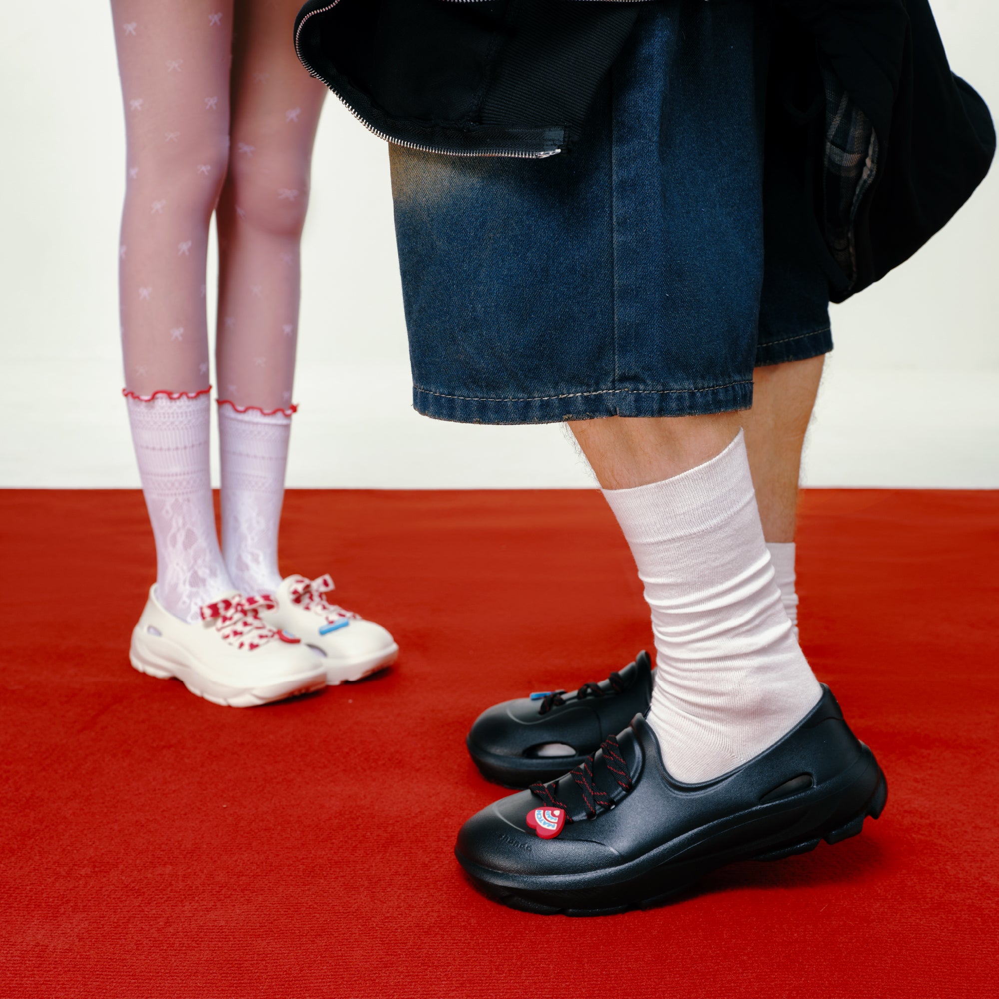 Giày Sneaker Shondo EZI Limax Nam Valentine Màu Đen