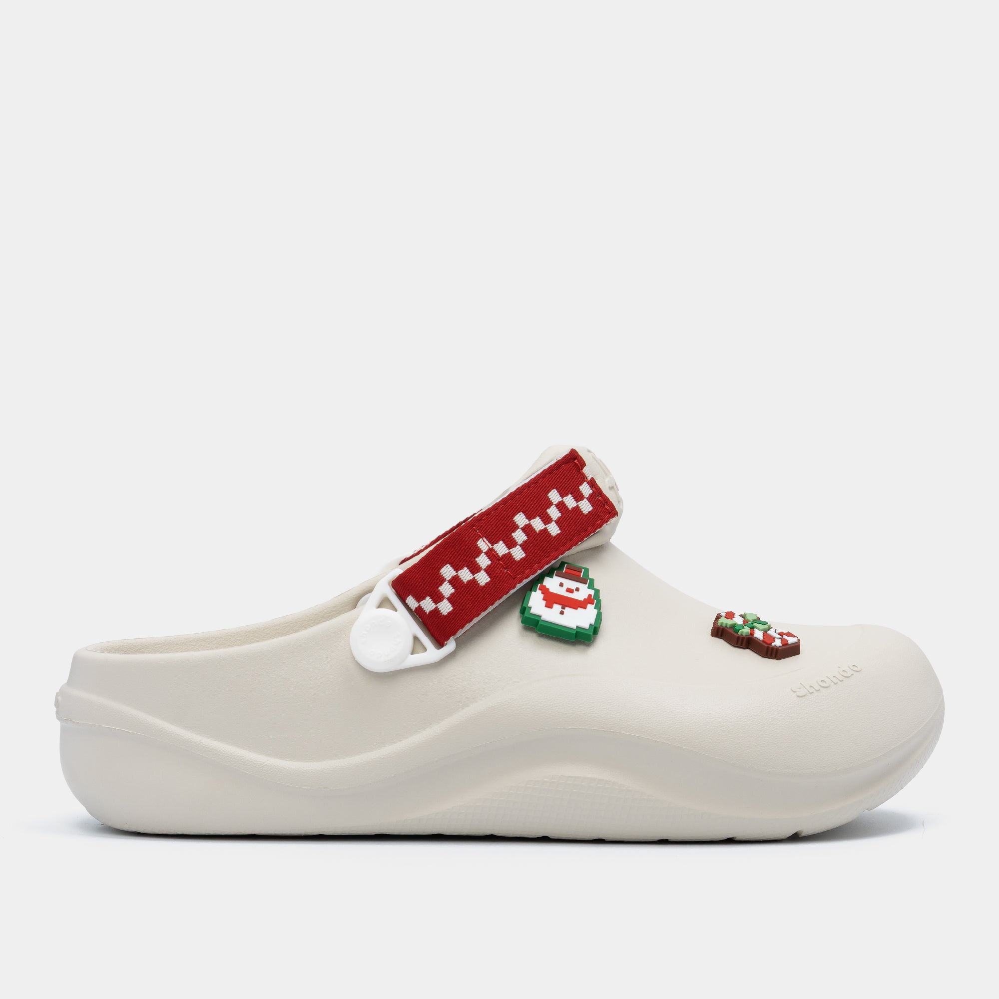 Clog SUKE Limax Christmas unisex trắng kem