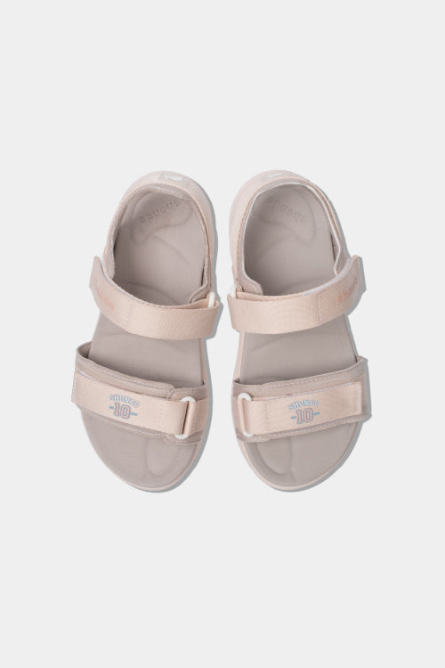 F8M pink elastic sandal with number 10 pattern