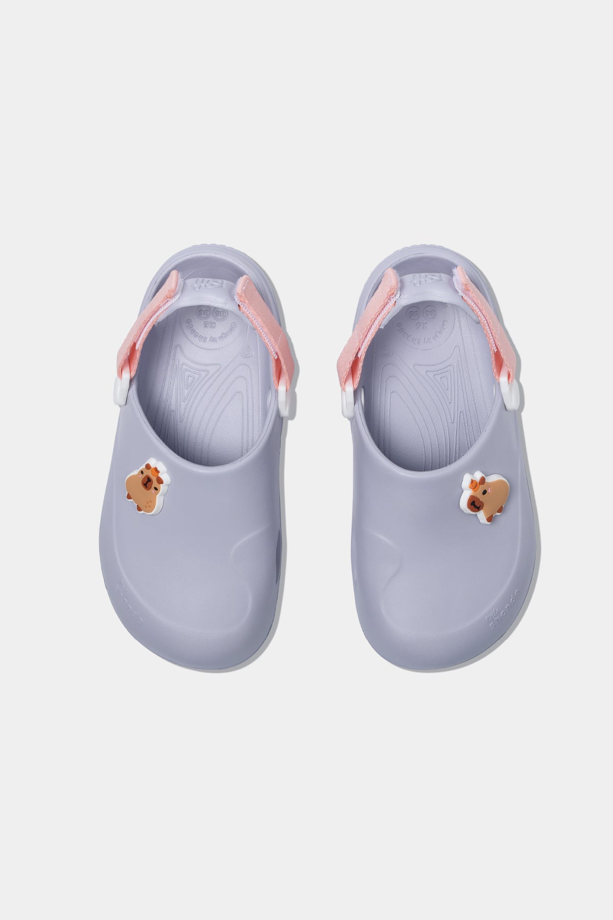 Clog Little Suke bé gái nhựa đúc tím