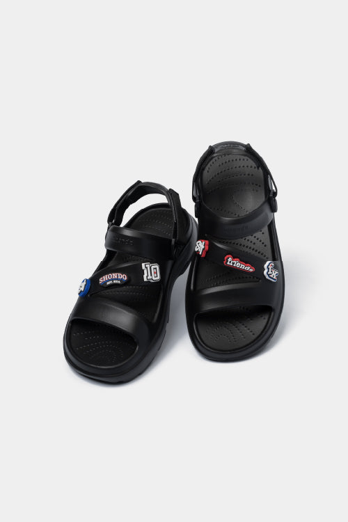 Sandal FX nhựa đúc đi mưa đen
