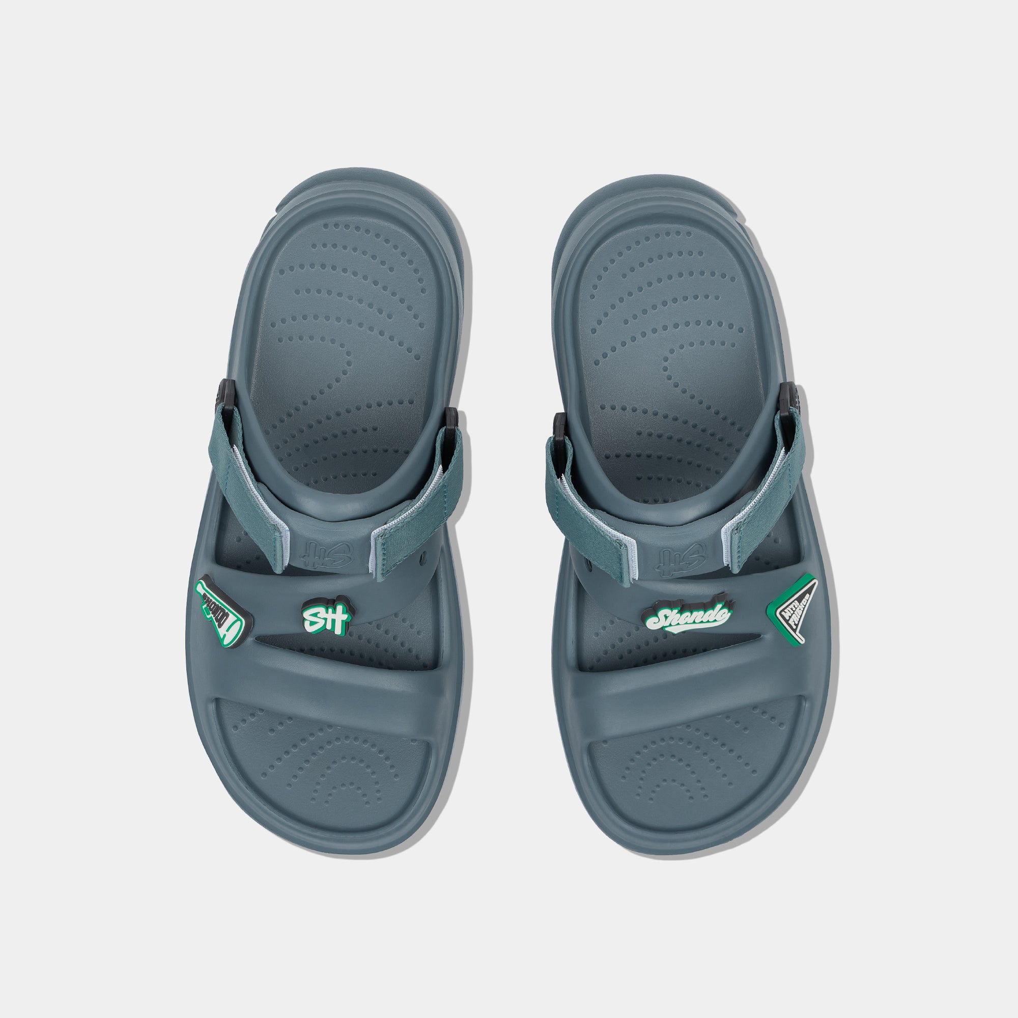 Sandal FX nam nhựa đúc xanh xám