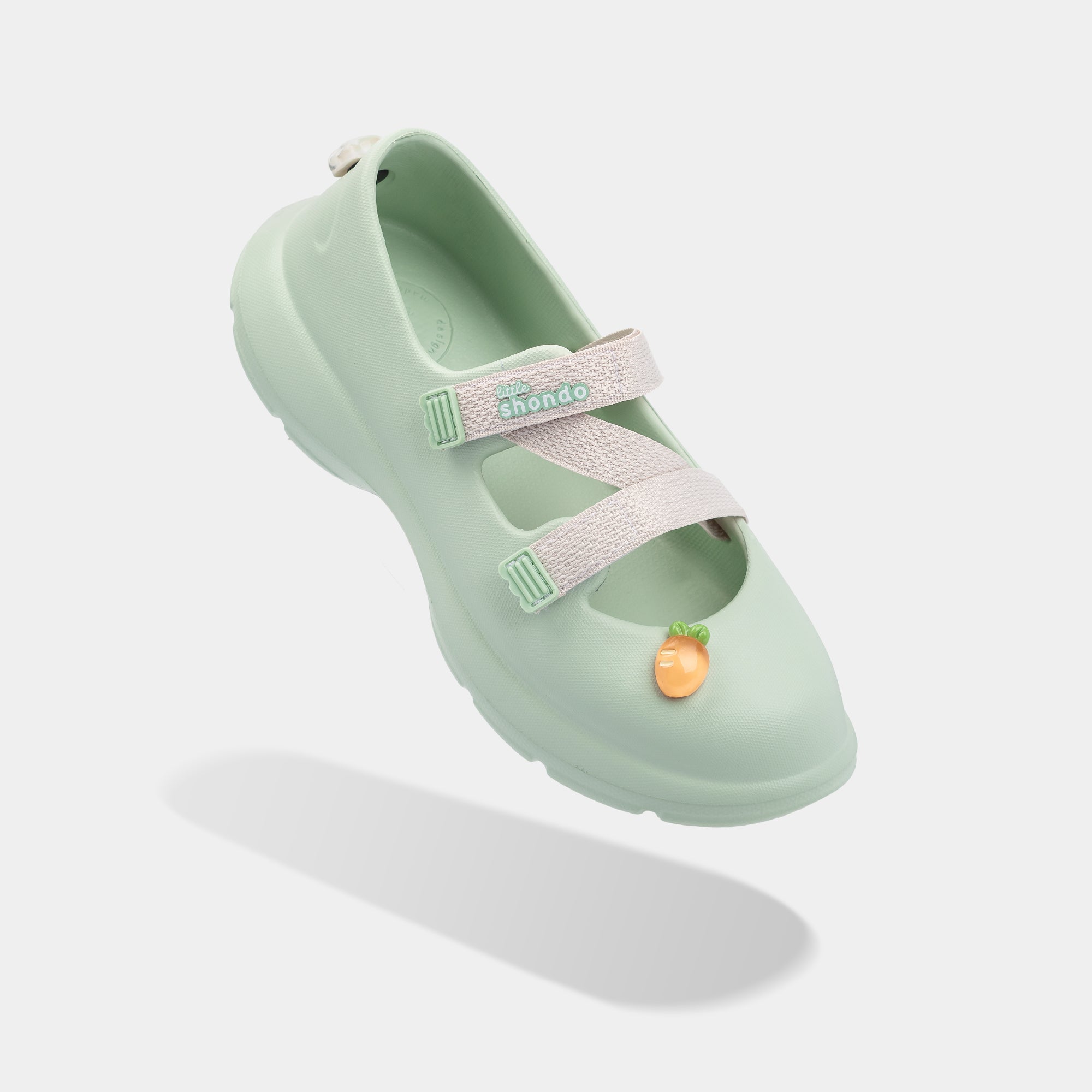 Giày ballet sneaker bé gái Little Dreamie xanh ngọc