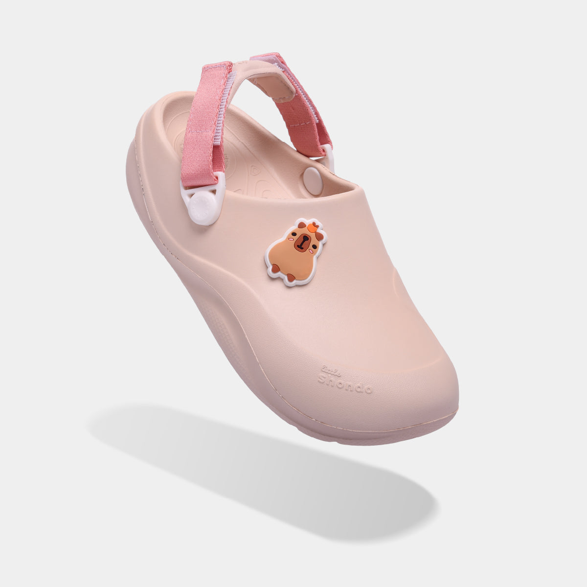 Clog Little Suke bé gái nhựa đúc hồng