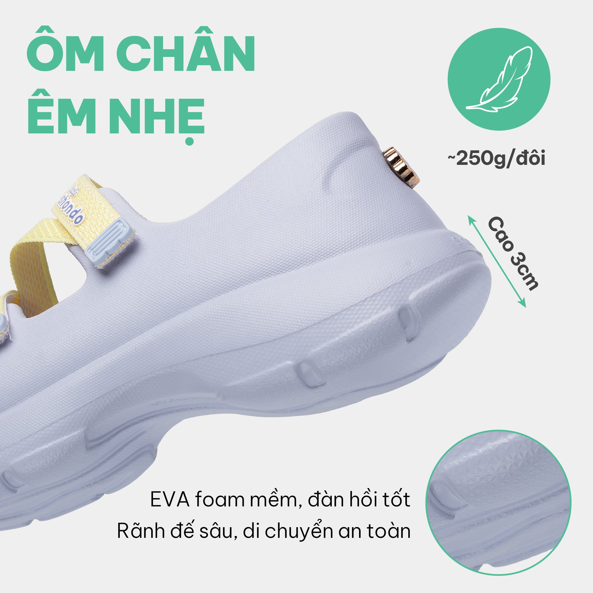 Giày ballet sneaker bé gái Little Dreamie tím