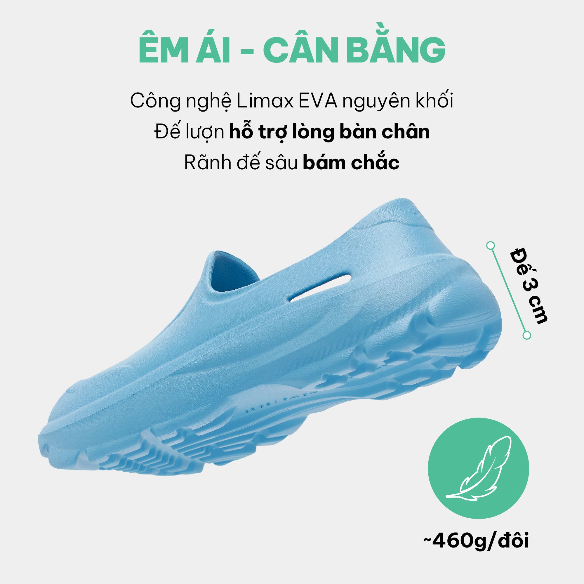 Giày Sneaker Shondo EZI Limax Nữ Màu Xanh Dương