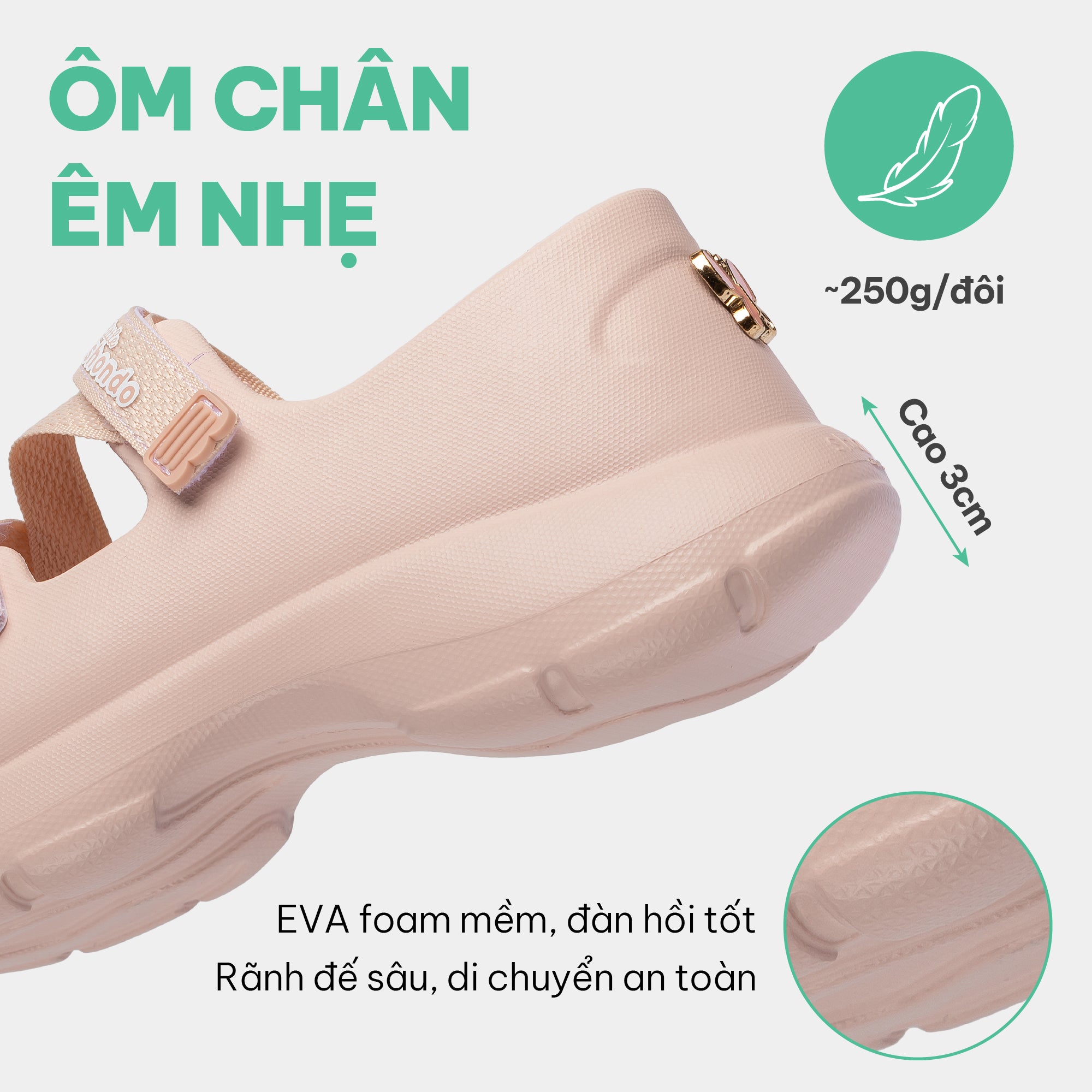Giày ballet sneaker bé gái Little Dreamie hồng