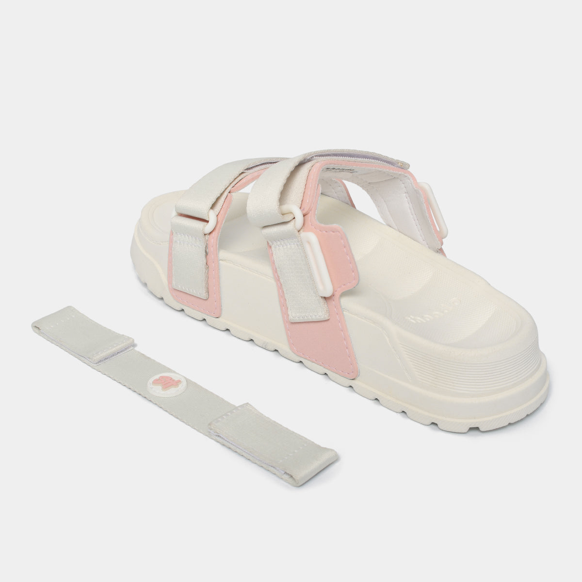 Sandal bánh mì Platy 4 trắng kem