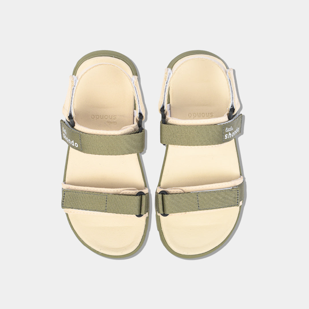 Sandals little F6S quai rêu be