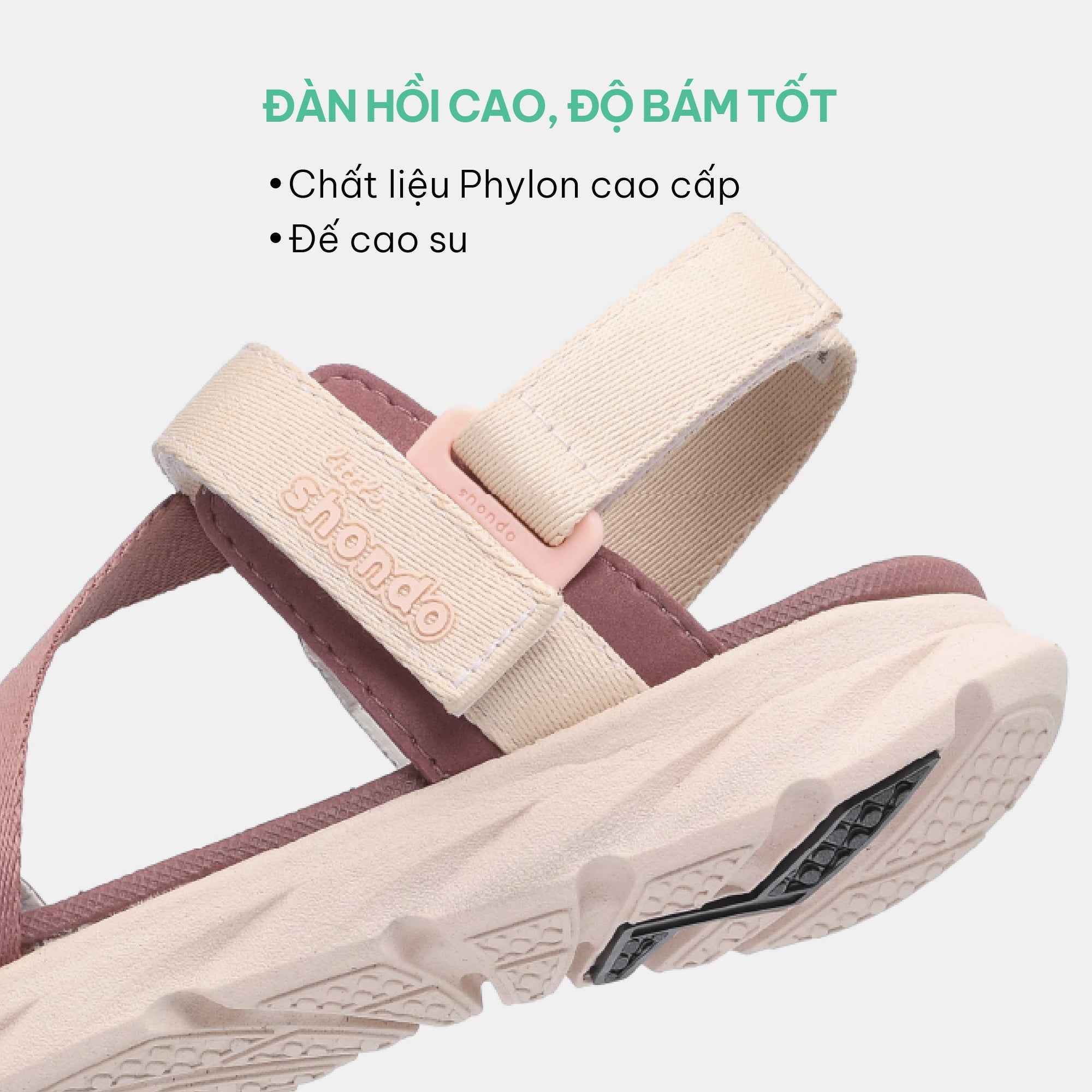 Sandal bé gái Li6 Capybara hồng