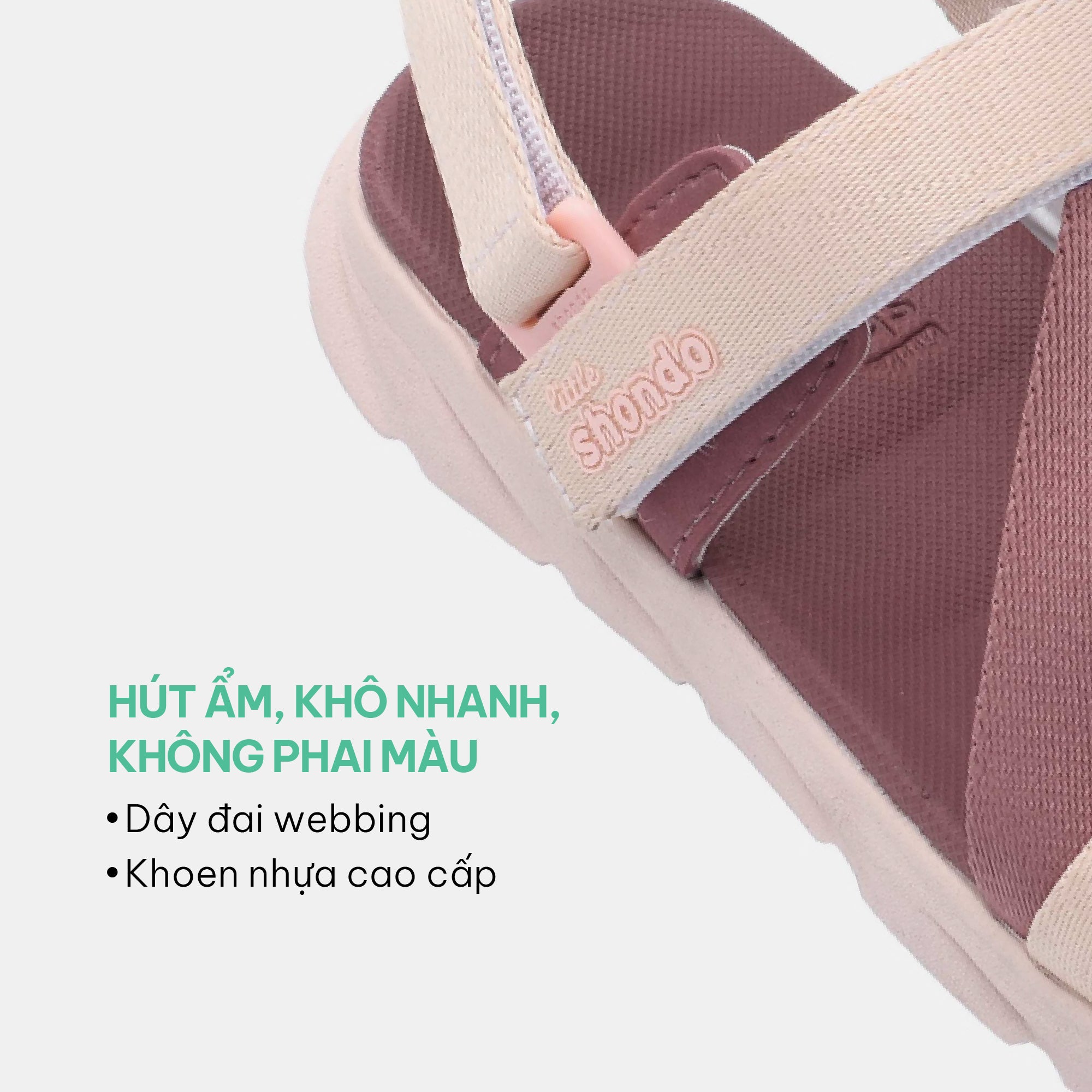 Sandal bé gái Li6 Capybara hồng