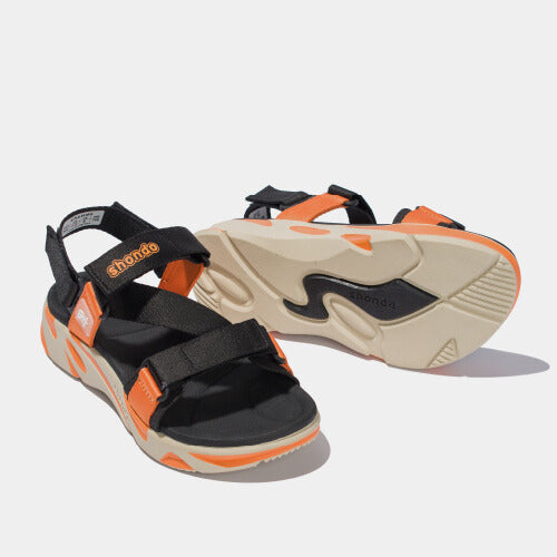 Sandals F8M đen cam