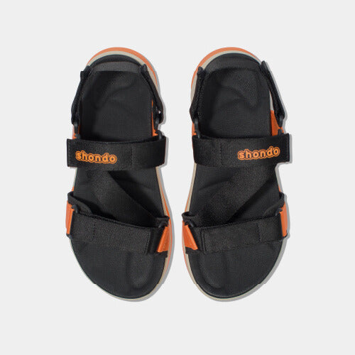 Sandals F8M đen cam