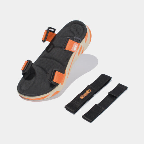 Sandals F8M đen cam