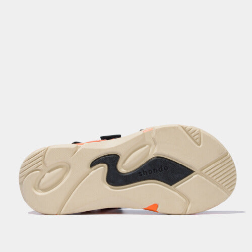 Sandals F8M đen cam