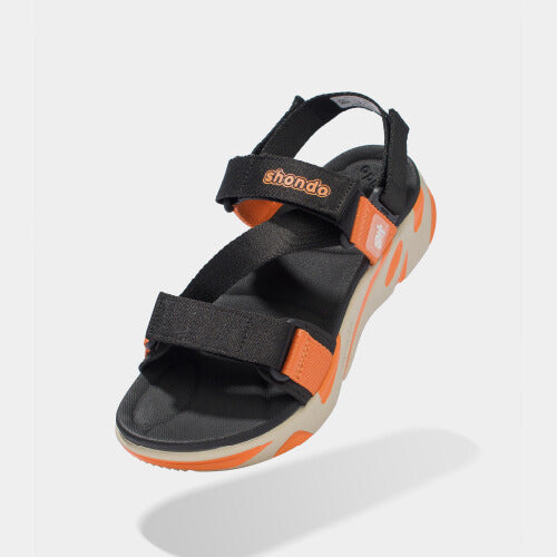 Sandals F8M đen cam