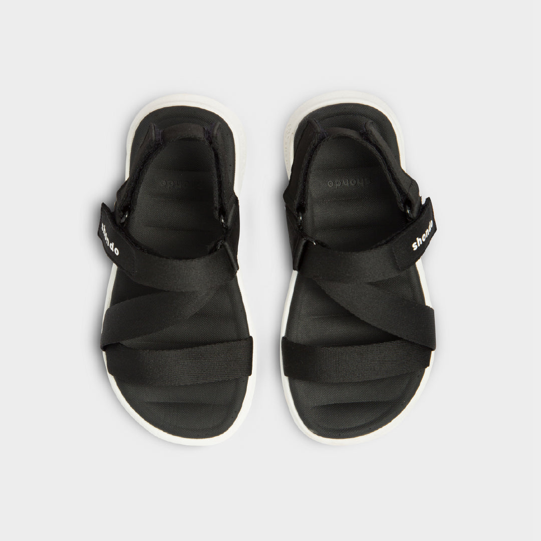 Sandals F6 sport full đen đế trắng