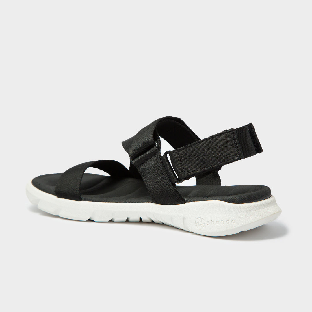 Sandals F6 sport full đen đế trắng