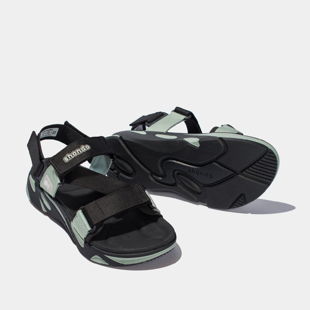Sandals F8M đen rêu