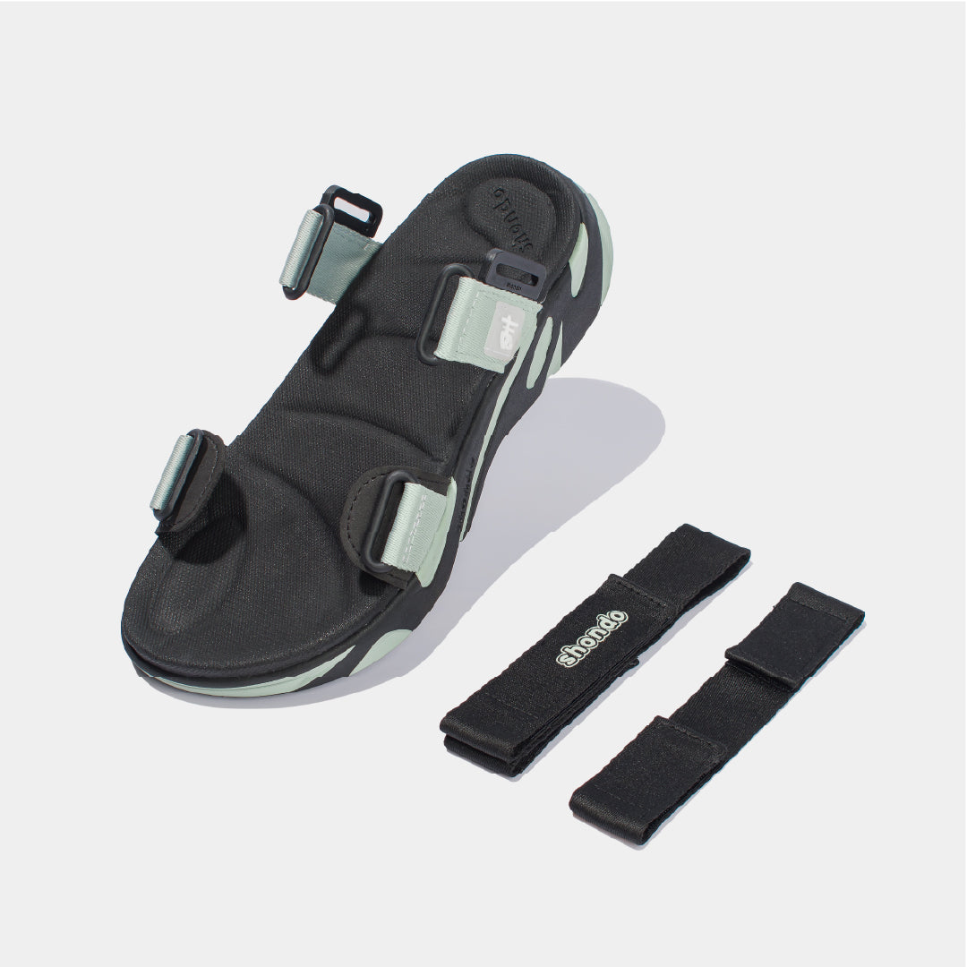 Sandals F8M đen rêu