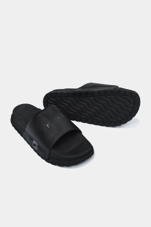 Dép bánh mì quai nam nữ trendy 4 đen