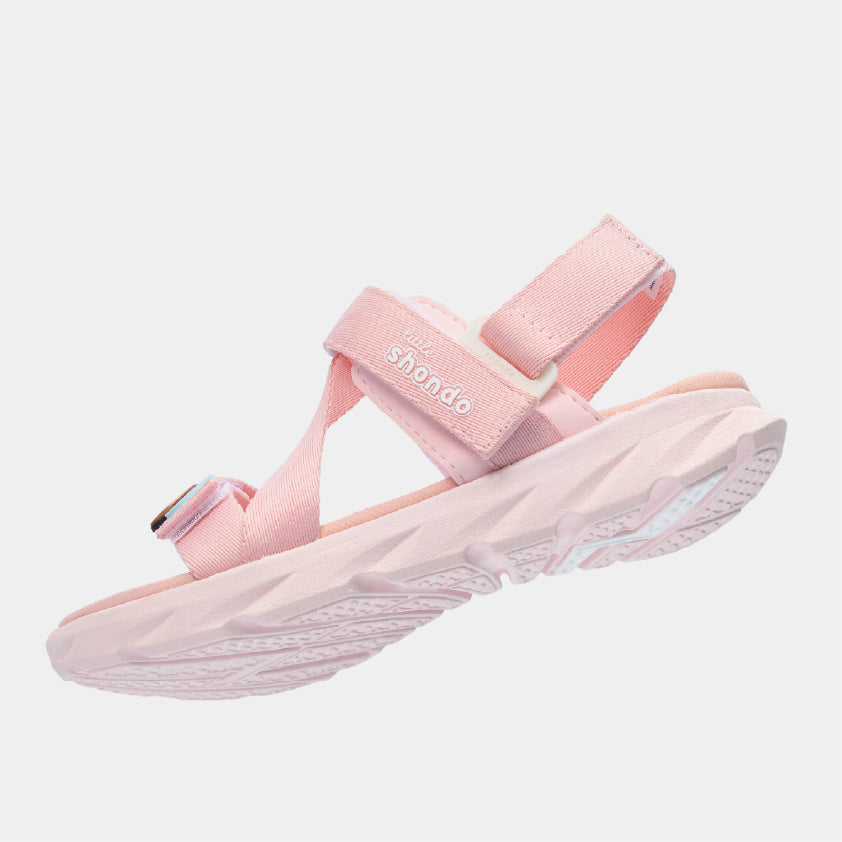 Sandal bé gái Little 6 gấu hồng
