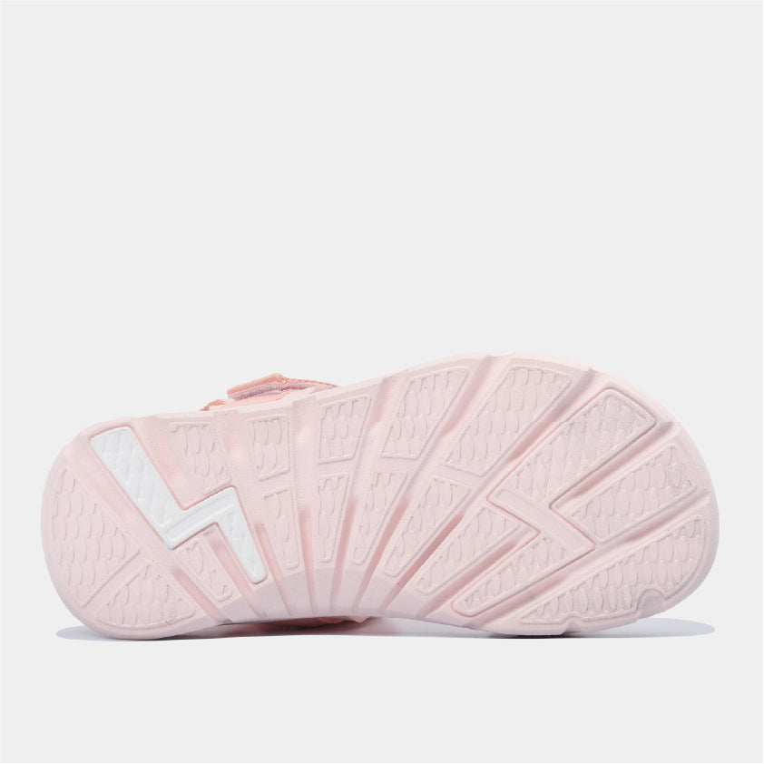 Sandal bé gái Little 6 gấu hồng