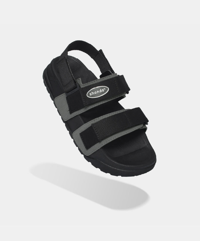 Platy 4 black strap sandals