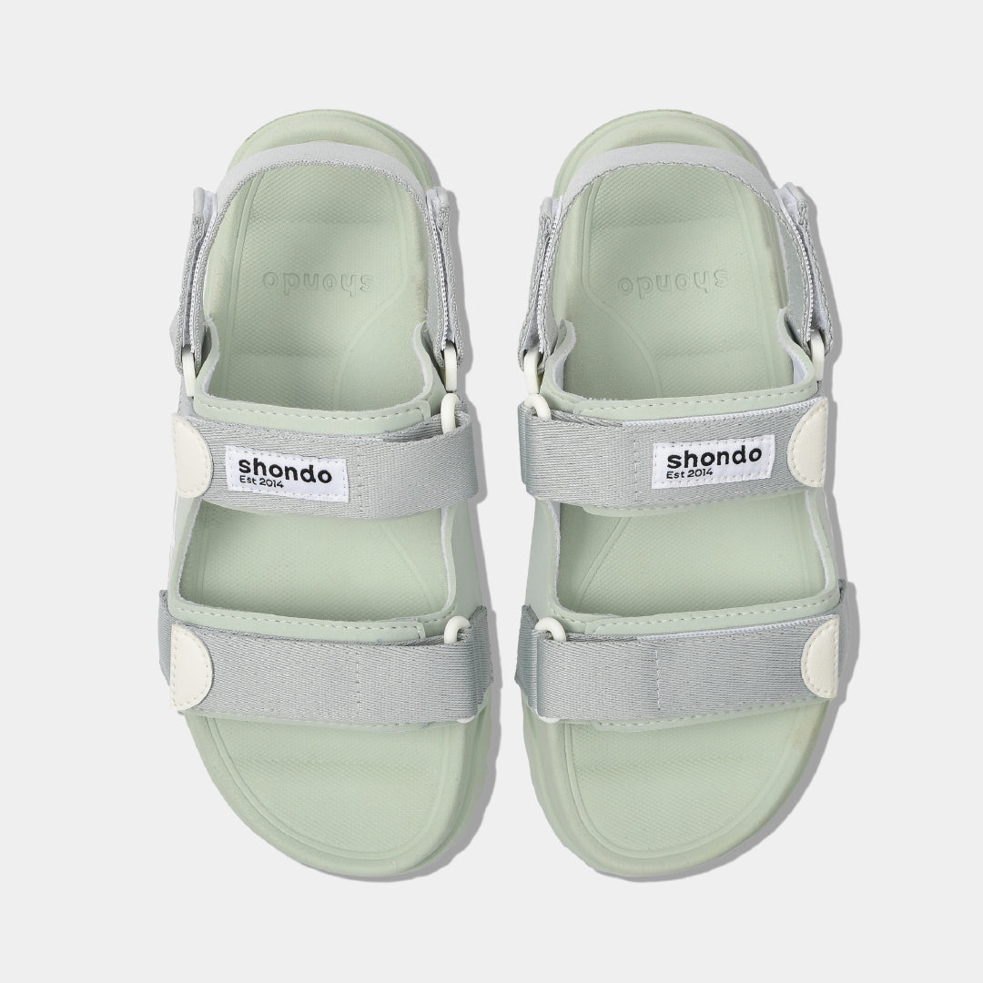 Sandals Platy 2 full xanh bơ xám