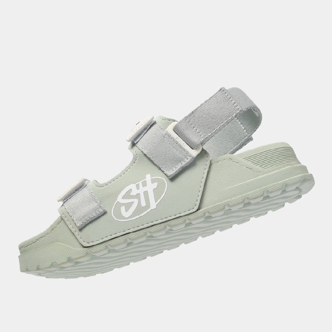 Sandals Platy 2 full xanh bơ xám
