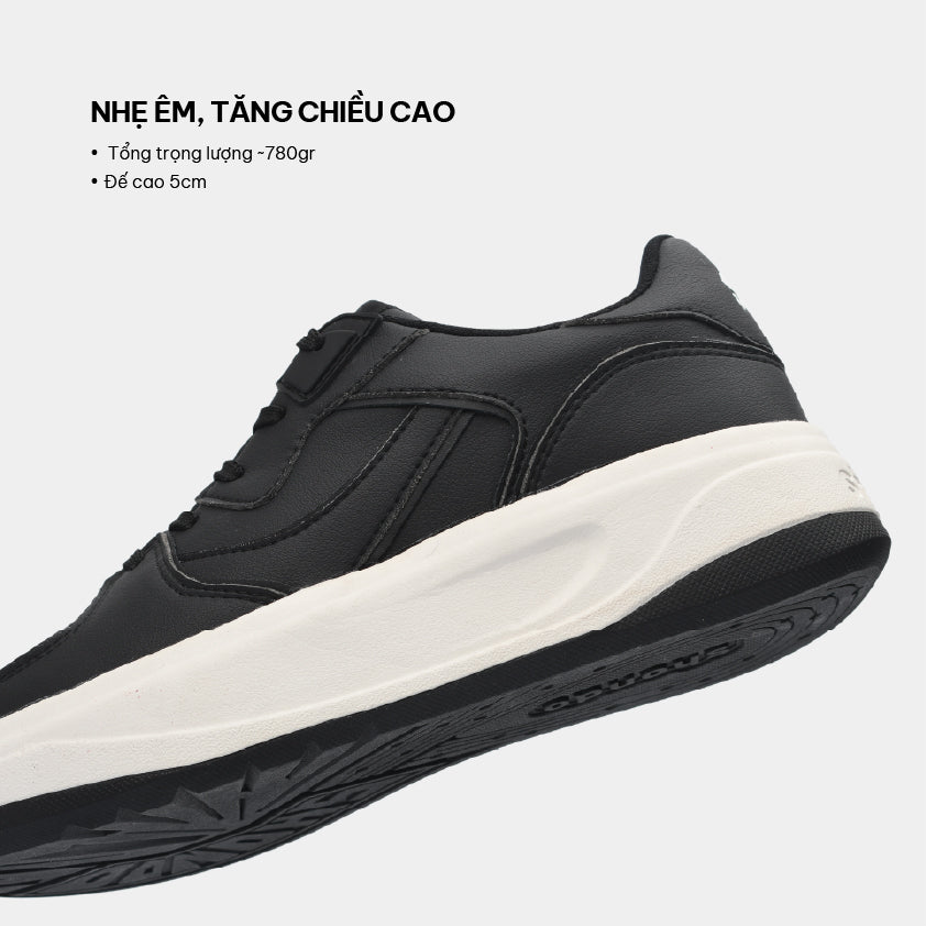 Class 2 black men's and women's sports shoes